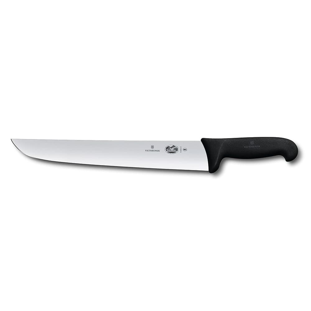 Victorinox 5.5203.31 Churrasco Knife w/ 12" Blade, Black Fibrox® Pro Handle