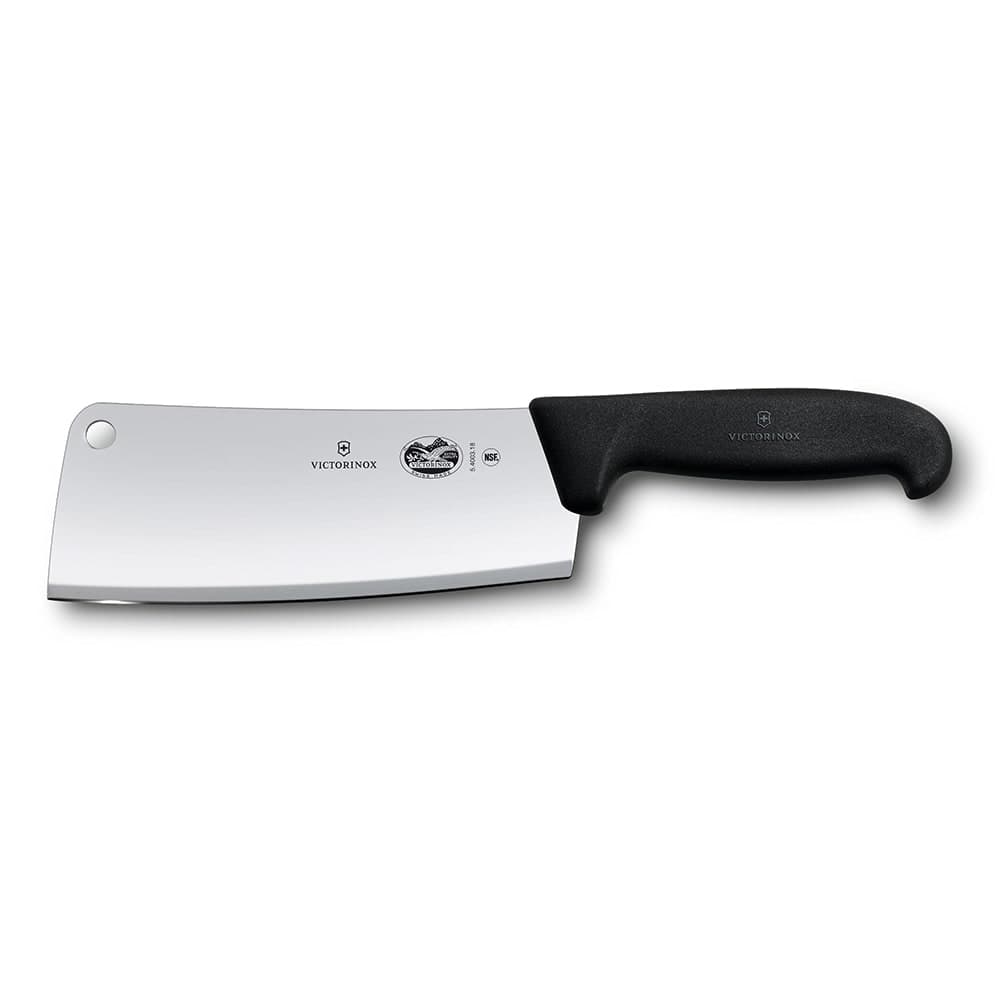 Victorinox 5.4003.18 7" Restaurant Cleaver w/ Black Fibrox® Pro Handle