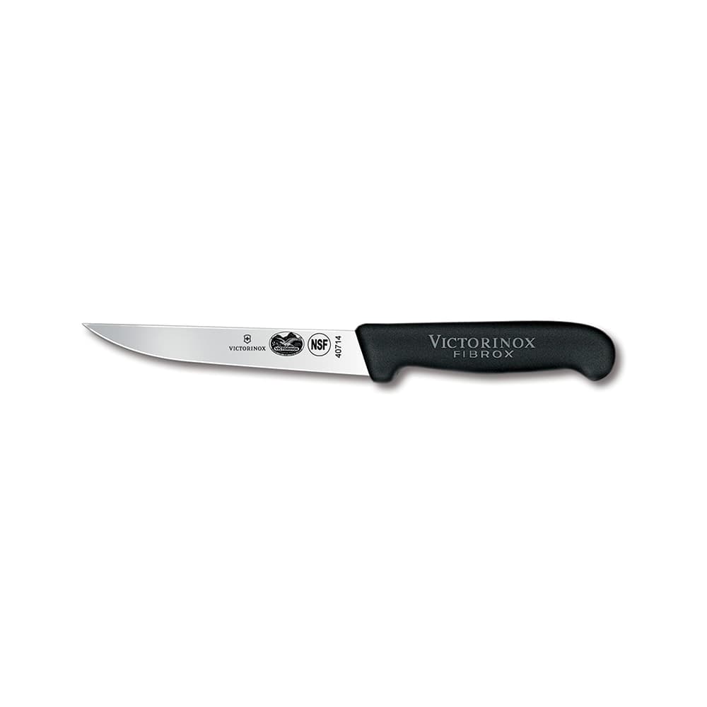 Victorinox 5.2803.15 Semi-Flexible Fillet Knife w/ 6" Blade, Black Fibrox® Pro Handle