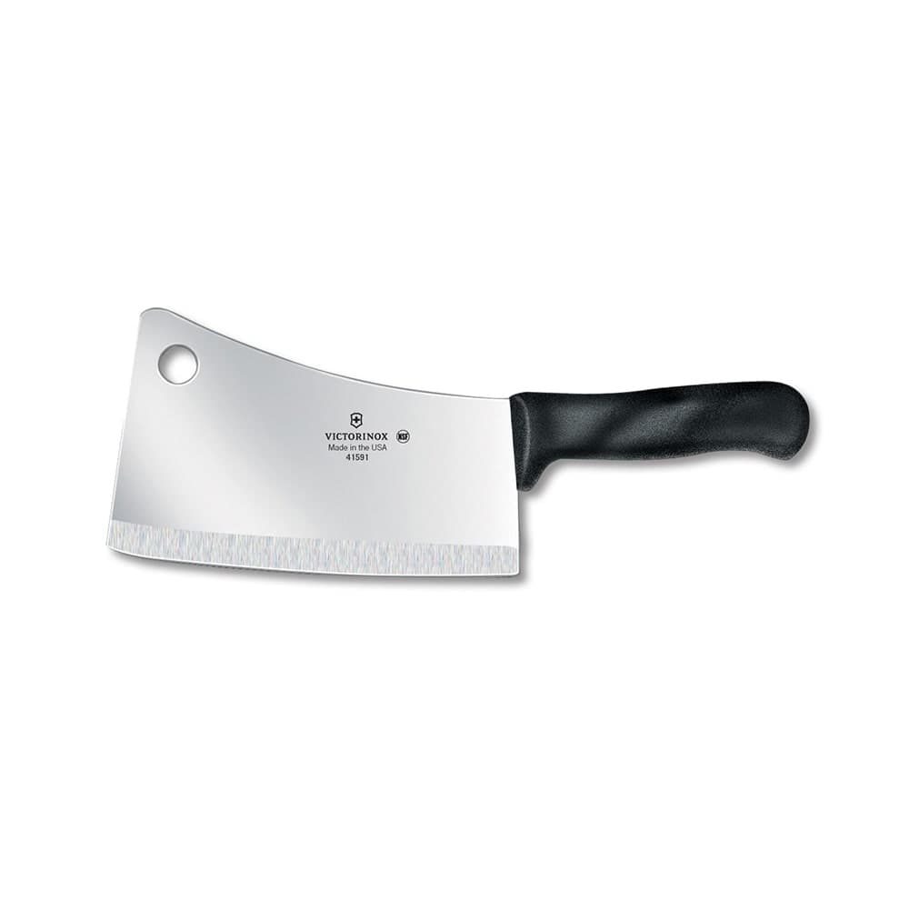 Victorinox 7.6059.16 7" Cleaver w/ Black Polypropylene Handle