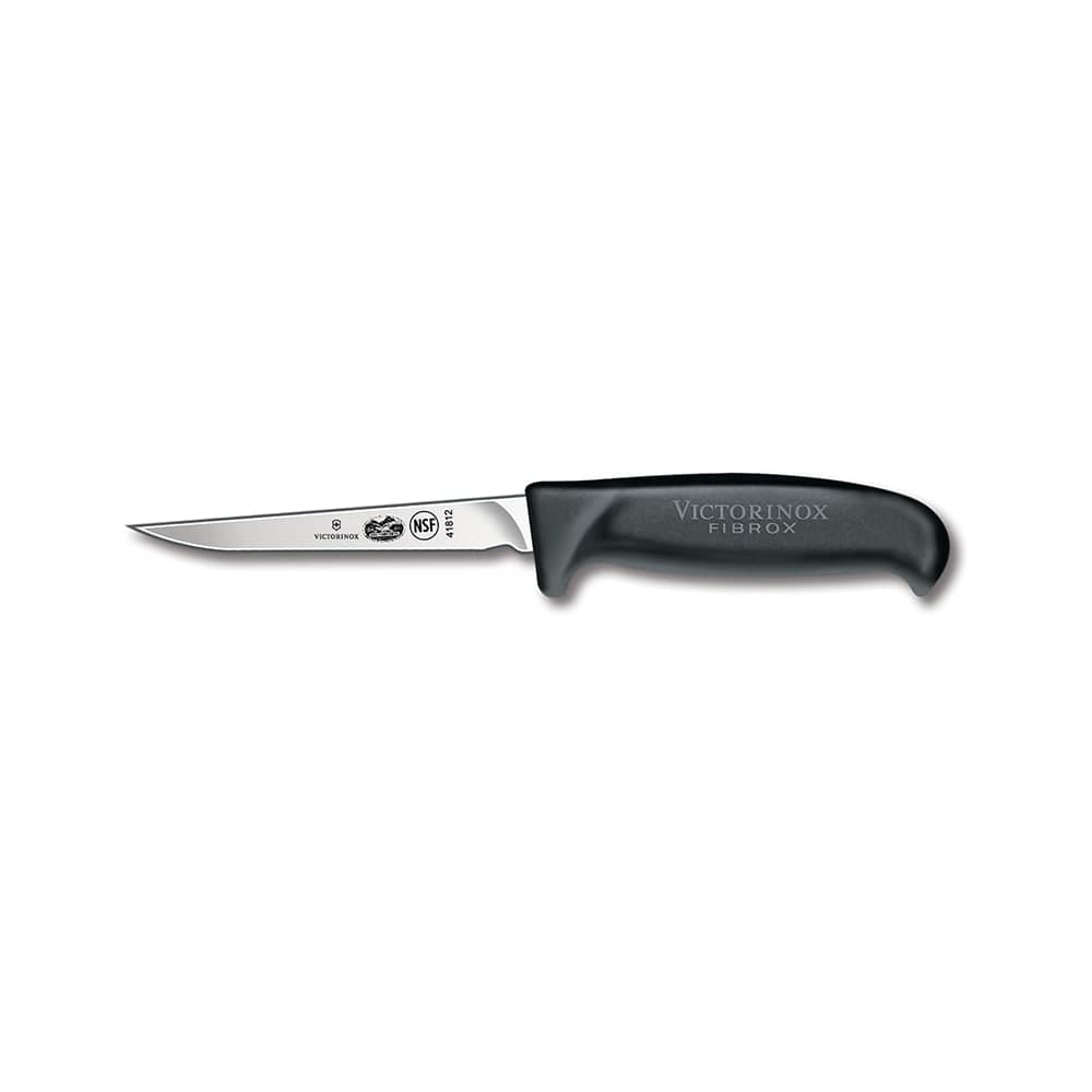 Victorinox 5.5903.11 Poultry Knife w/ 4 1/2" Blade, Black Fibrox® Pro Handle