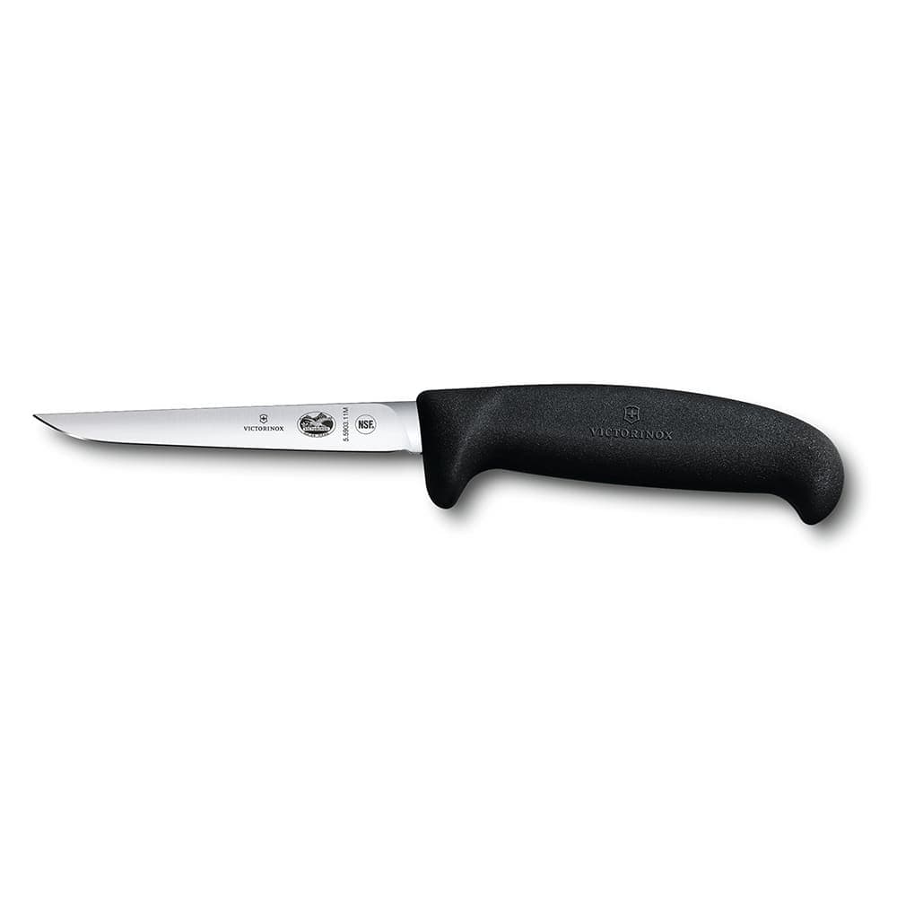 Victorinox 5.5903.11M Poultry Knife w/ 4 1/2" Blade, Black Fibrox® Pro Handle