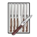 Victorinox 5.2000.12-X4 6 Piece Steak Knife Set w/ Spear Tip Blades, Rosewood Handles thumbnail 2