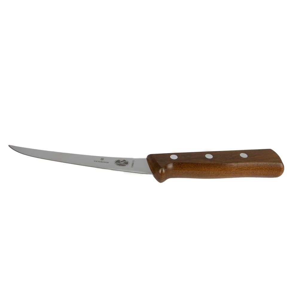 Victorinox 5.6606.15-X1 Curved Semi-Stiff Boning Knife w/ 6" Blade, Rosewood Handle