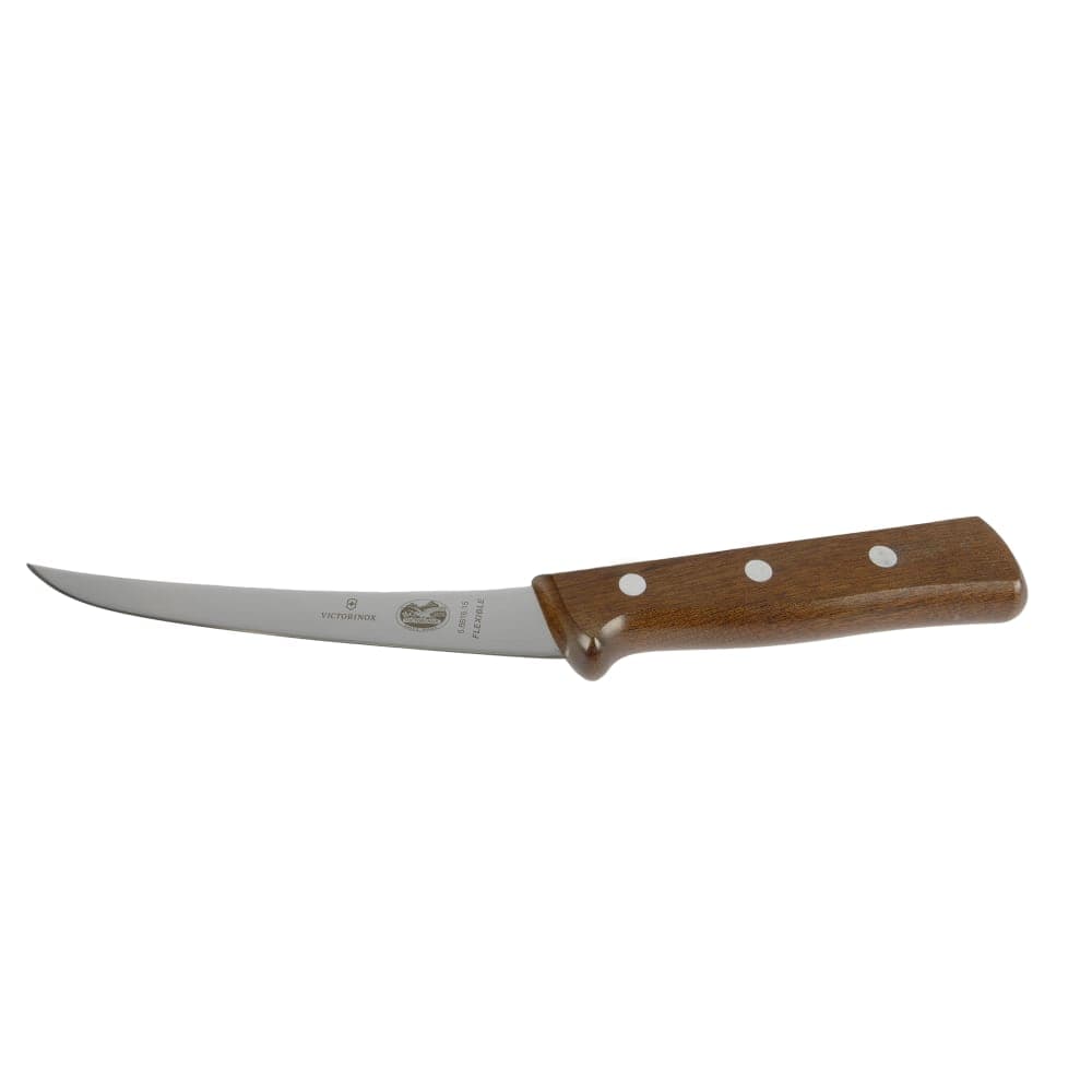 Victorinox 5.6616.15-X1 Curved Flexible Boning Knife w/ 6" Blade, Rosewood Handle