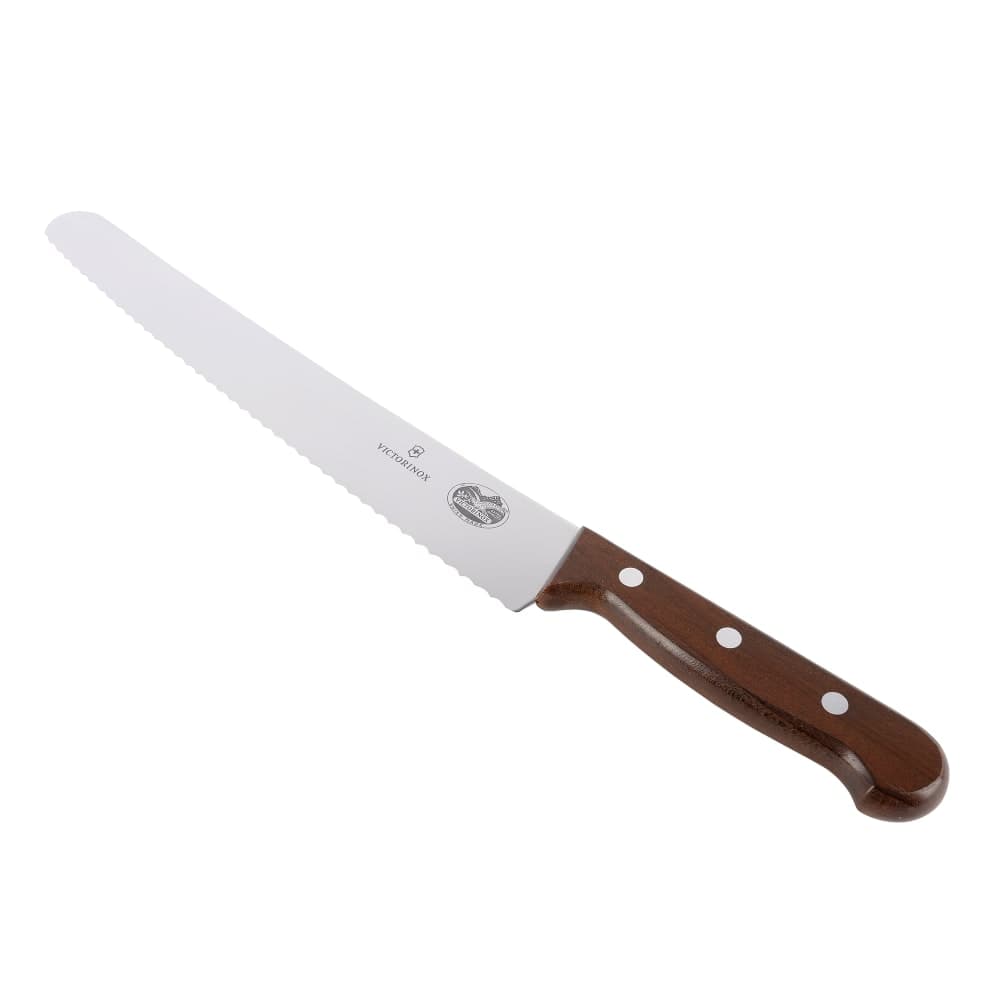 Victorinox 5.2930.26-X2 Serrated Bread Knife w/ 10 1/4" Blade, Rosewood Handle