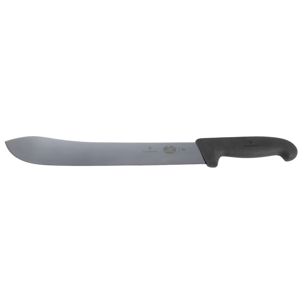 Victorinox 5.7403.31-X1 Butcher Knife w/ 12" Blade, Black Fibrox® Nylon Handle