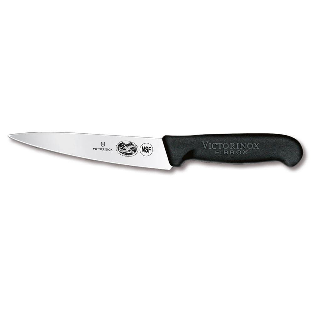 Victorinox 5.2003.15-X8 Chef's Knife w/ 6" Blade, Black Fibrox® Nylon Handle