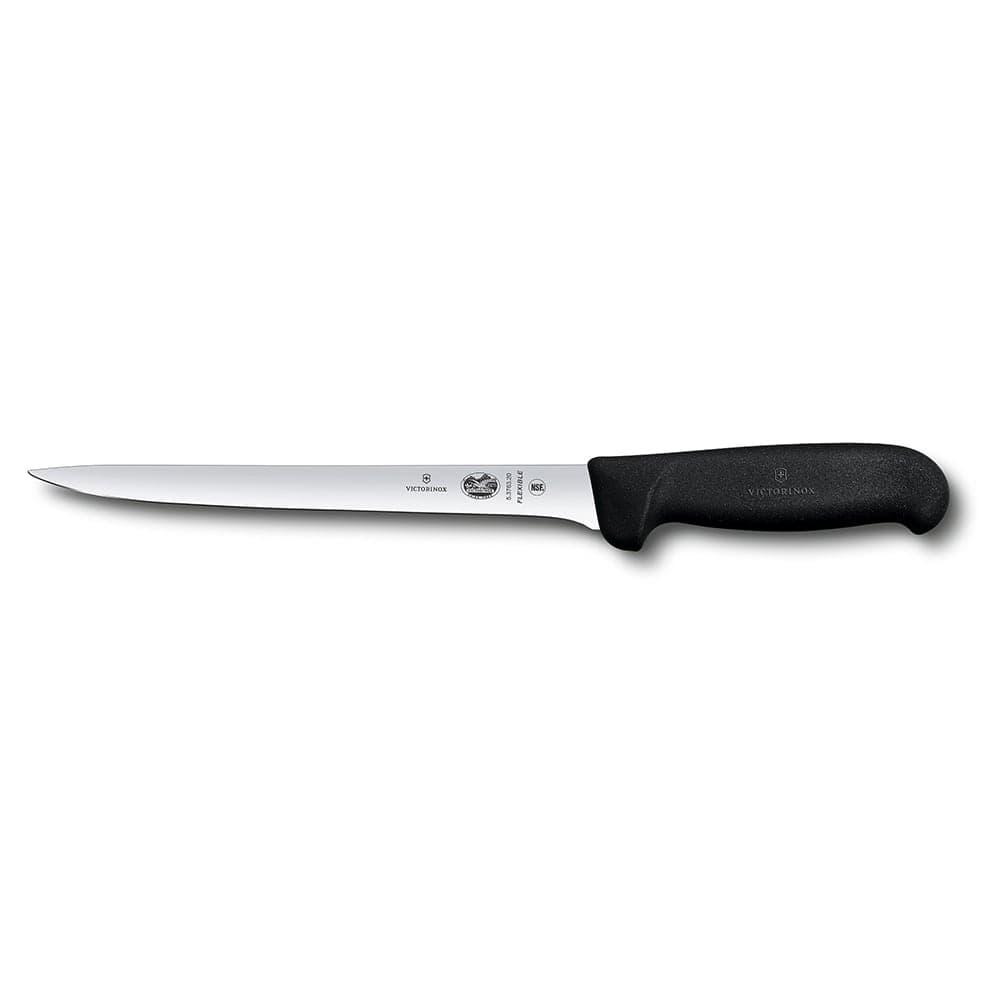 Victorinox 5.3763.20-X5 Flexible Boning Knife w/ 8"  Blade, Black Fibrox® Nylon Handle