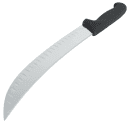 Victorinox 5.7323.25-X1 Granton Edge Cimeter Knife w/ 10" Blade, Black Fibrox® Nylon Handle thumbnail 5