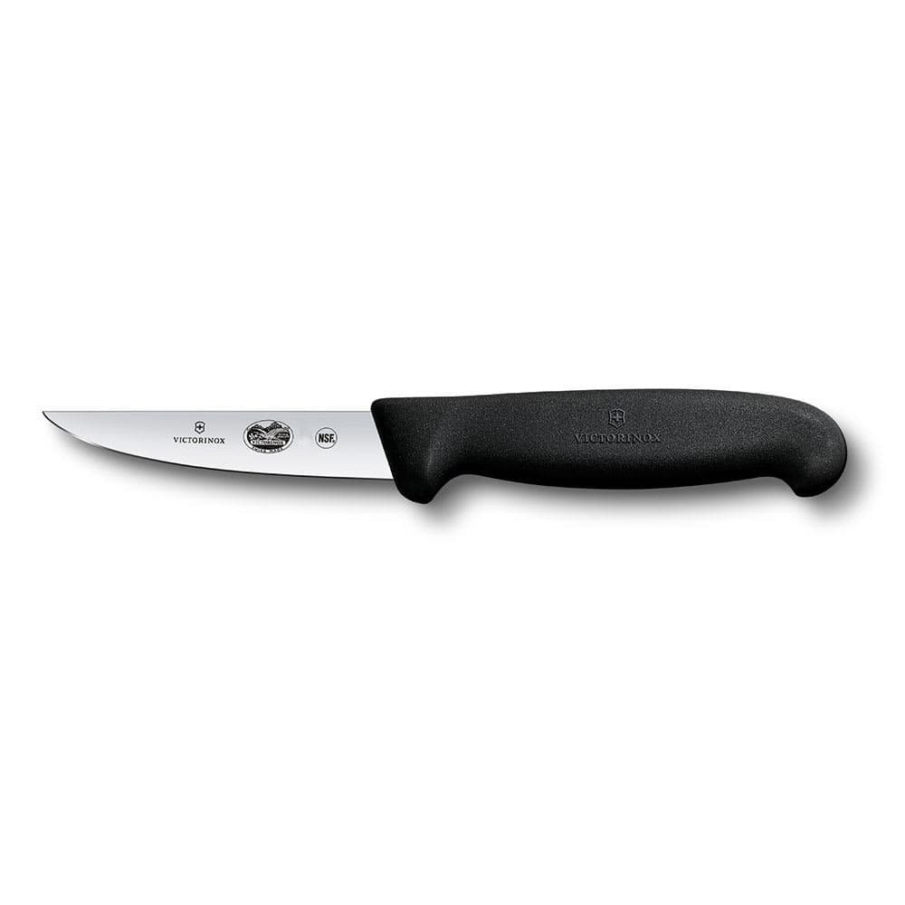 Victorinox 5.5103.10-X1 Rabbit Knife w/ 4" Blade, Black Fibrox® Nylon Handle