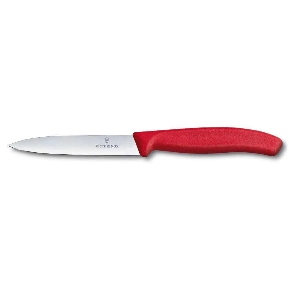 Victorinox 6.7701 Paring Knife w/ 4" Blade, Red Polypropylene Handle