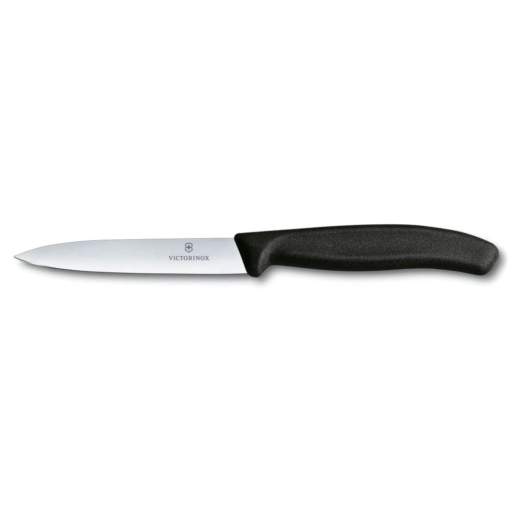 Victorinox 6.7703 Paring Knife w/ 4" Blade, Black Polypropylene Handle