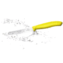 Victorinox 6.7836.L118 Serrated Utility Knife w/ 4 1/2" Blade, Yellow Polypropylene Handle thumbnail 6