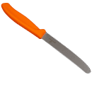 Victorinox 6.7836.L119 Serrated Utility Knife w/ 4 1/2" Blade, Orange Polypropylene Handle thumbnail 2