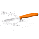 Victorinox 6.7836.L119 Serrated Utility Knife w/ 4 1/2" Blade, Orange Polypropylene Handle thumbnail 6