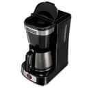 Hamilton Beach 4 Cup Low Volume Decanter Coffee Maker - Pourover, Black, 120v (HDC500DS) thumbnail 2
