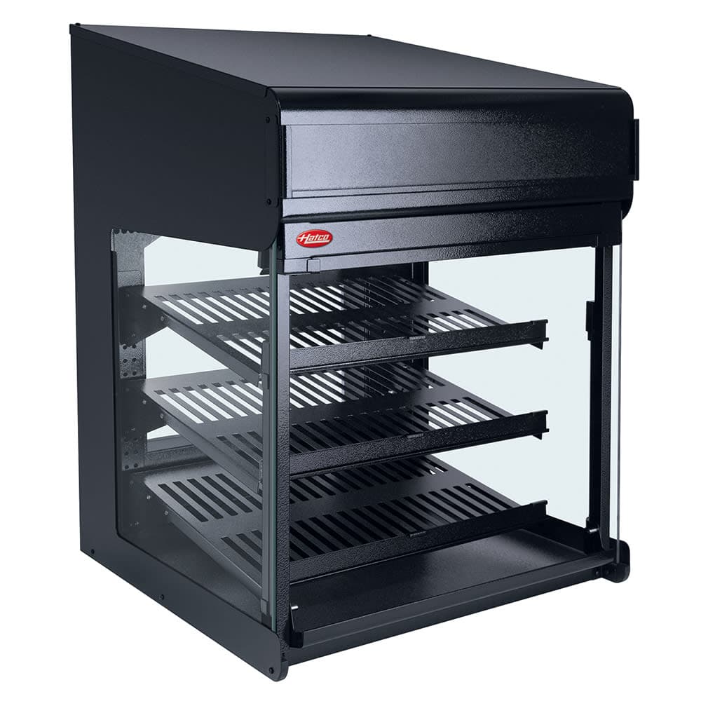 Hatco FS3HAC-2426 24" Self Service Countertop Heated Display Case  - (3) Shelves, 120v