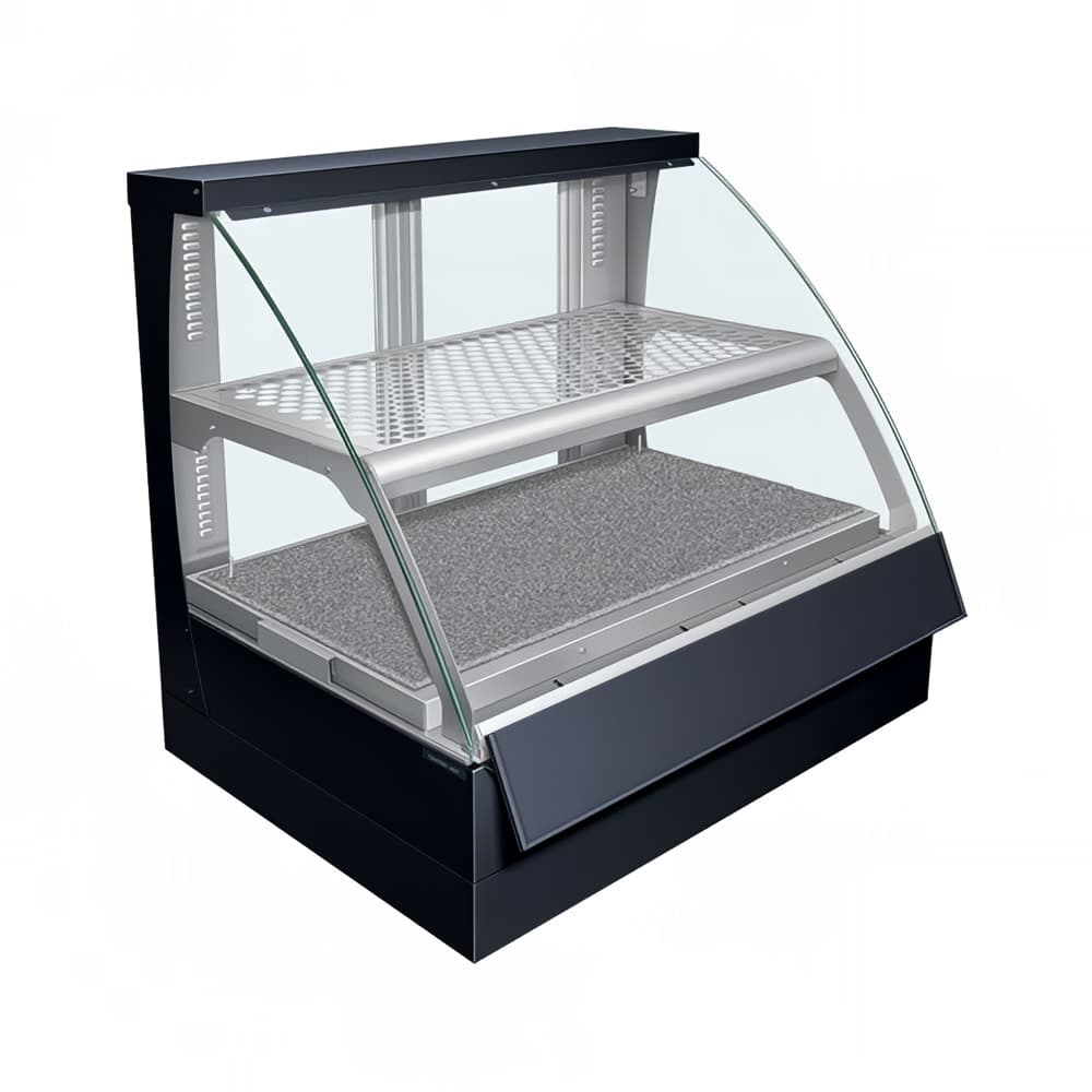 Hatco FSCDH-2PD 34 17/50" Full Service Countertop Heated Display Case  - (2) Shelves, 120v