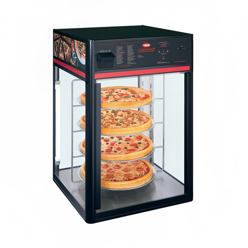 Hatco FSDT-2 22 21/50" Rotating Heated Pizza Merchandiser w/ 4 Levels, 120v