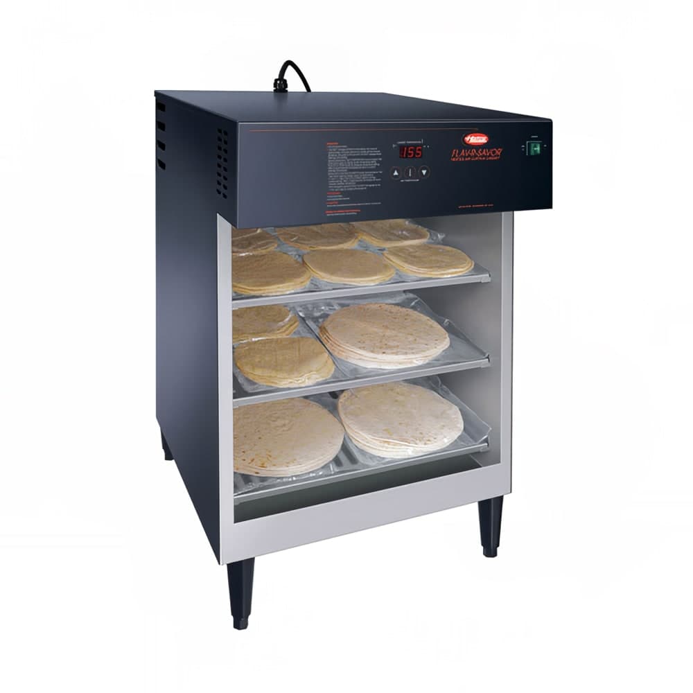 Hatco FSHAC-3 20 4/5" Full Service Countertop Heated Display Case - (3) Shelves, 120/208v/1ph
