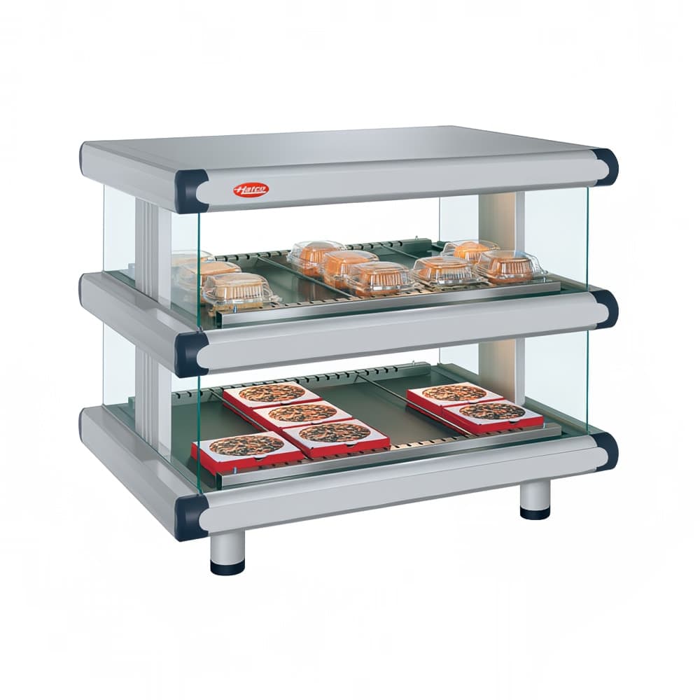 Hatco GR2SDH-30D 36 1/4" Self Service Countertop Heated Display Shelf - (2) Shelves, 120/208v/1ph
