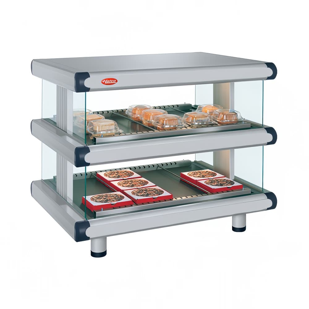 Hatco GR2SDH-48D 54 1/4" Self Service Countertop Heated Display Shelf - (2) Shelves, 120/208v/1ph