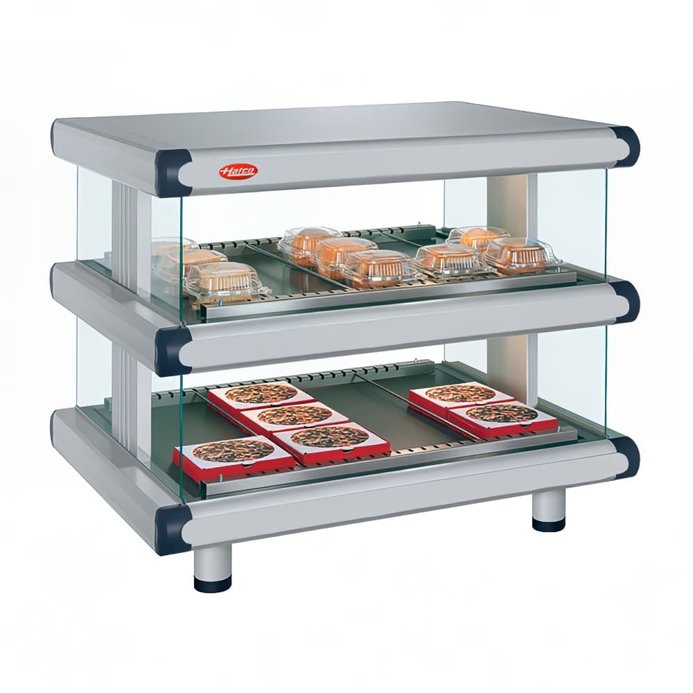 Hatco GR2SDH-48D 54 1/4" Self Service Countertop Heated Display Shelf - (2) Shelves, 120/240v/1ph