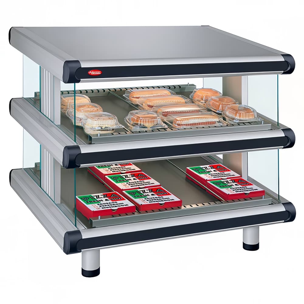 Hatco GR2SDS-42D 48 1/4" Self Service Countertop Heated Display Shelf - (2) Shelves, 120/240v/1ph