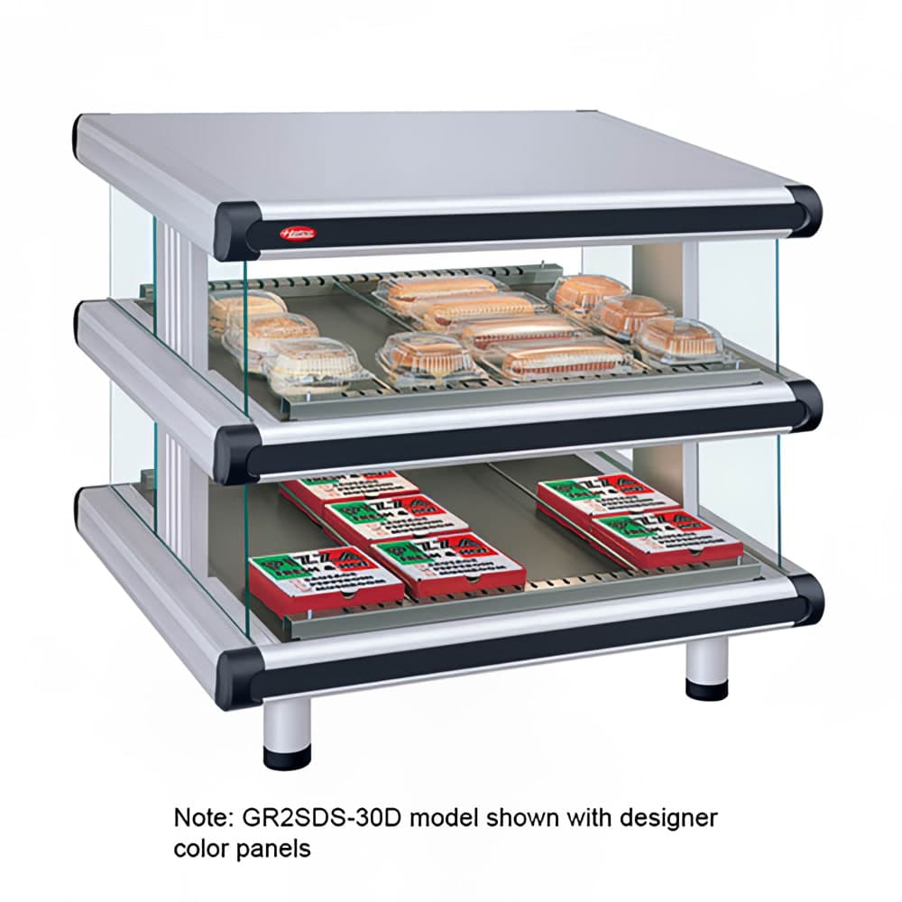 Hatco GR2SDS-48D 54 1/4" Self Service Countertop Heated Display Shelf - (2) Shelves, 120/208v/1ph