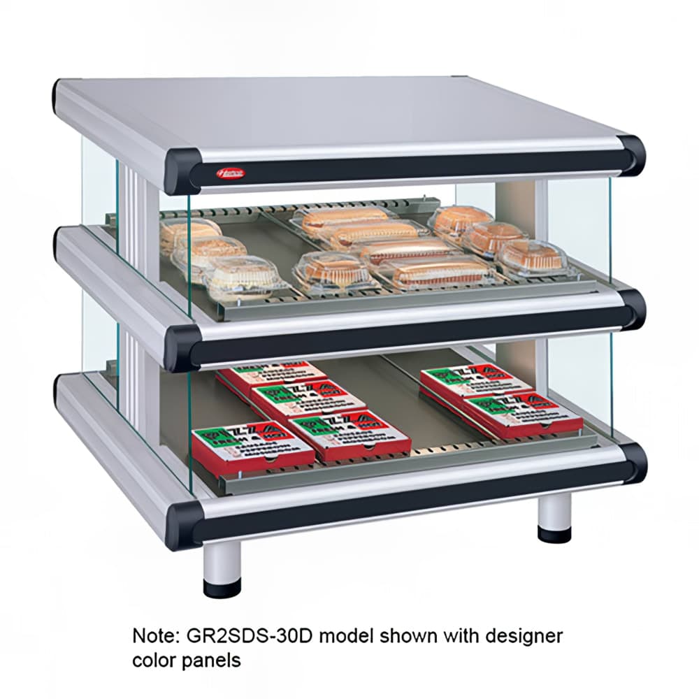 Hatco GR2SDS-54D 60 1/4" Self Service Countertop Heated Display Shelf - (2) Shelves, 208v/1ph