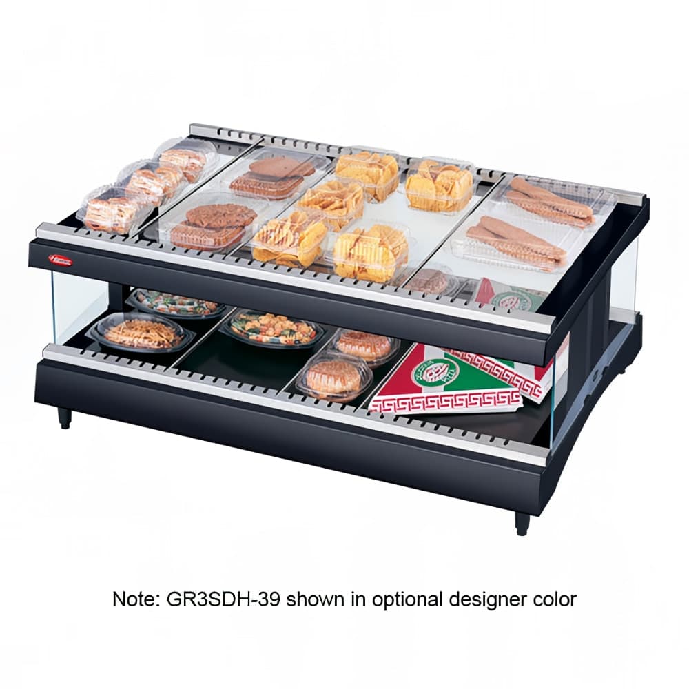 Hatco GR3SDH-39 39 9/50" Self Service Countertop Heated Display Shelf - (2) Shelves, 120v