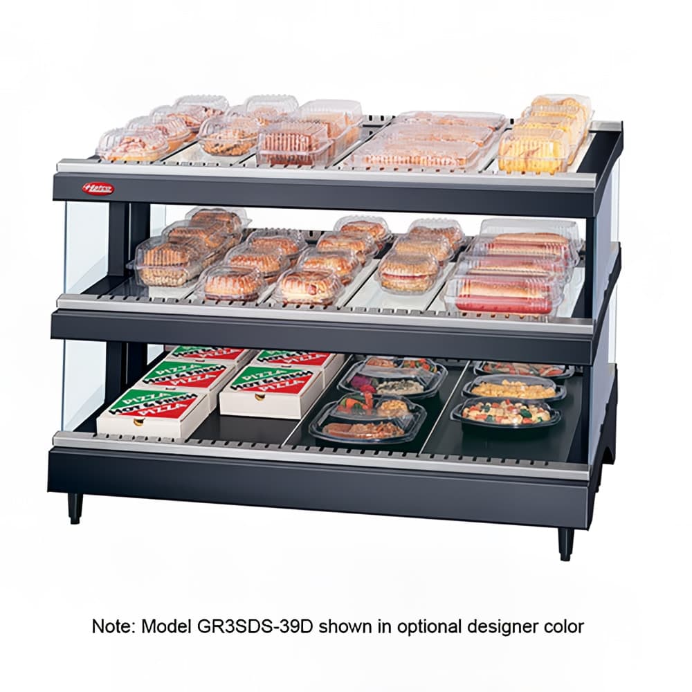Hatco GR3SDS-39D 39 9/50" Self Service Countertop Heated Display Shelf - (3) Shelves, 120/240v/1ph