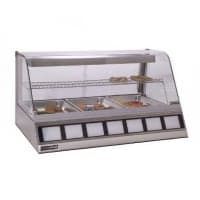 Hatco GRHD-3PD 45 1/2" Full Service Countertop Heated Display Case  - (2) Shelves, 120v thumbnail 3