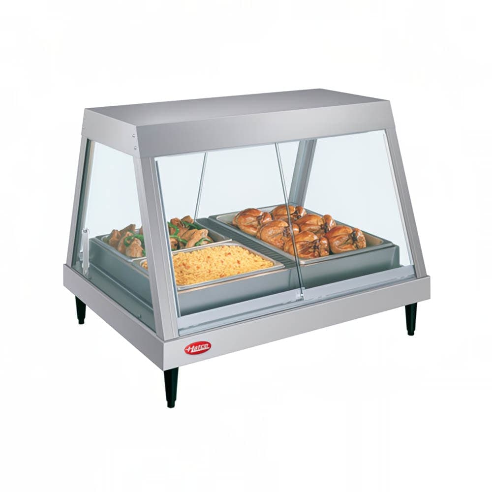 Hatco GRHDH-2P 32 1/2" Full Service Countertop Heated Display Case  - (1) Shelf, 120v