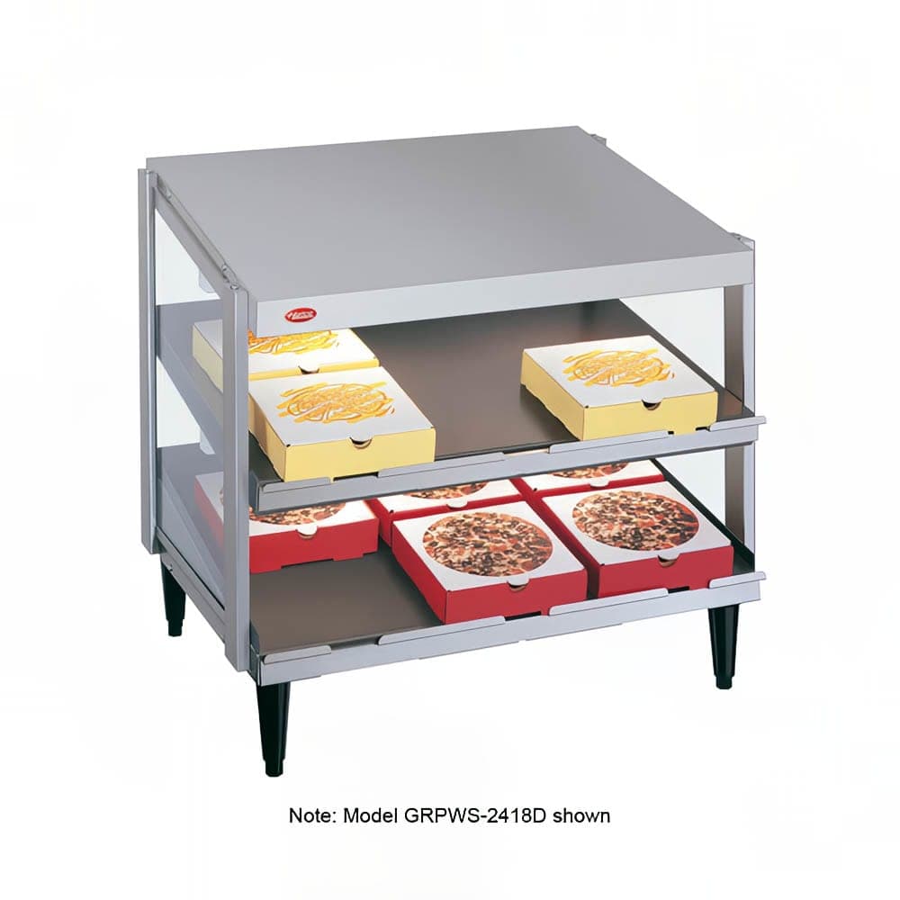 Hatco GRPWS-2424D 24" Heated Pizza Merchandiser w/ 2 Levels, 120v