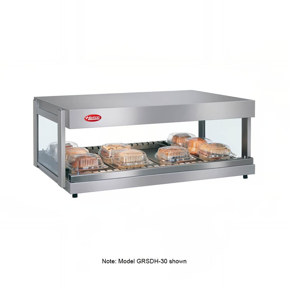 Hatco GRSDH-24 24" Self Service Countertop Heated Display Shelf - (1) Shelf, 120v