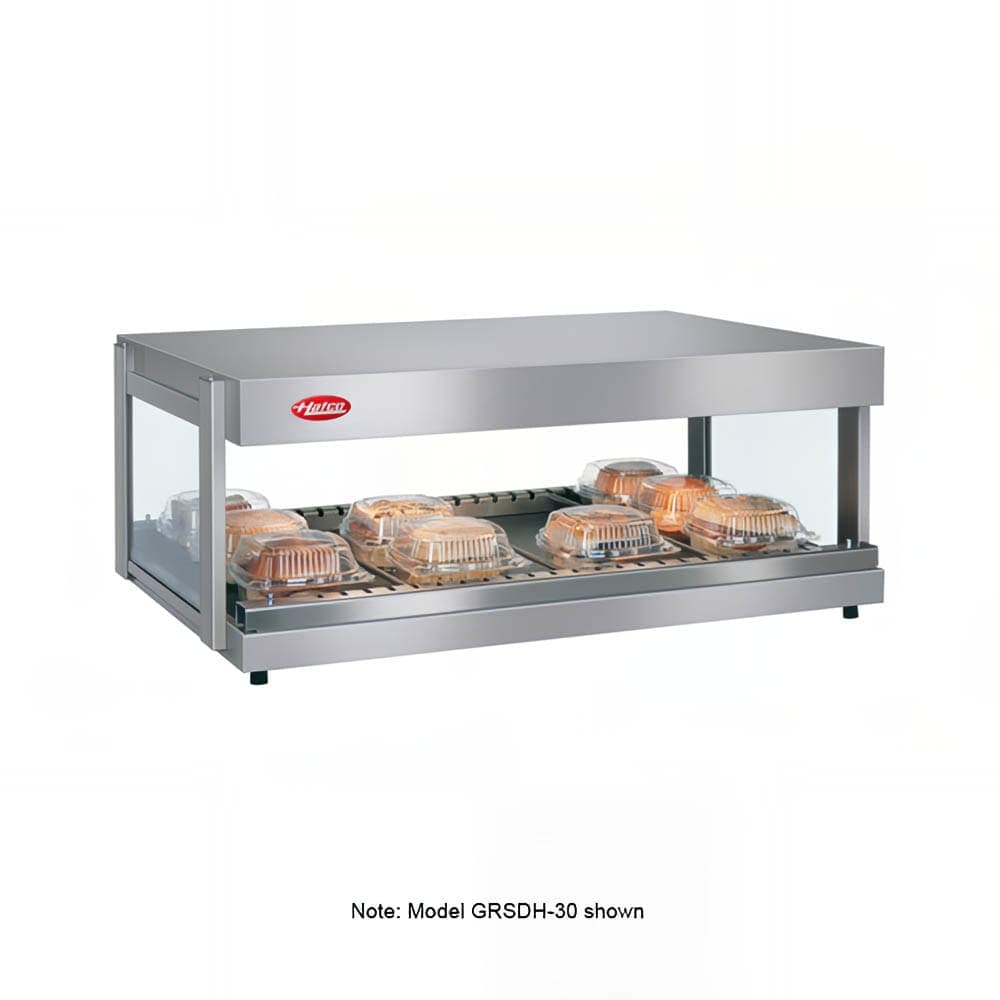 Hatco GRSDH-60 60" Self Service Countertop Heated Display Shelf - (1) Shelf, 120v