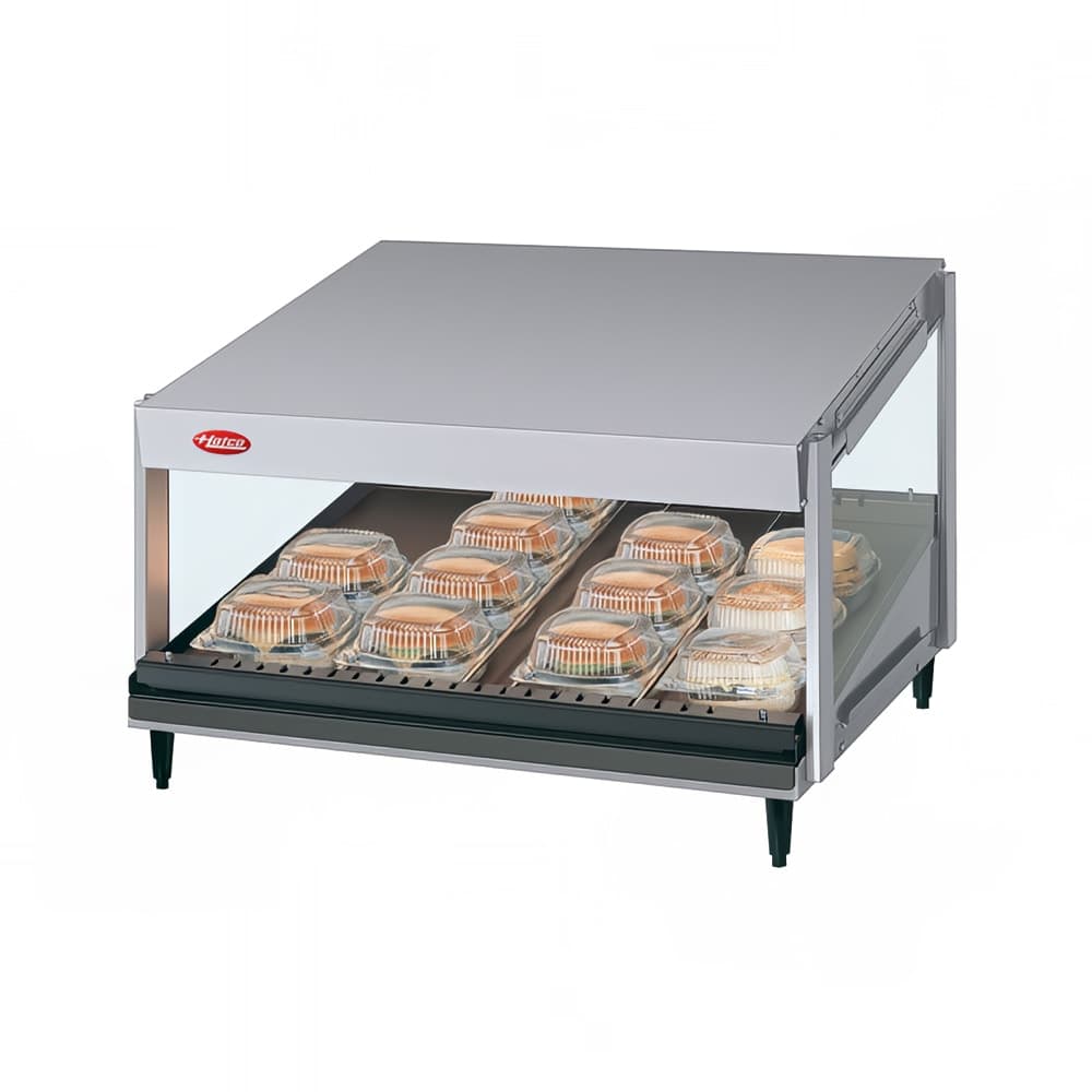 Hatco GRSDS-24 24" Self Service Countertop Heated Display Shelf - (1) Shelf, 120v