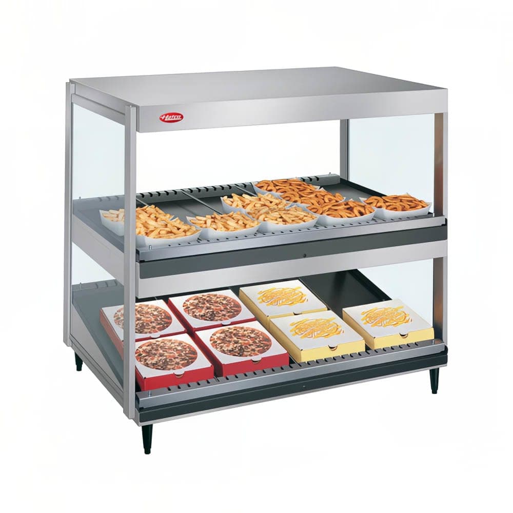 Hatco GRSDS/H-36DHW 36" Self Service Countertop Heated Display Shelf - (2) Shelves, 208v/1ph
