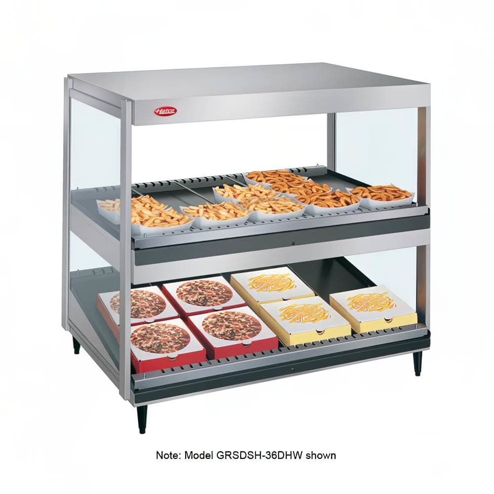 Hatco GRSDS/H-41DHW 41" Self Service Countertop Heated Display Shelf - (2) Shelves, 208v/1ph