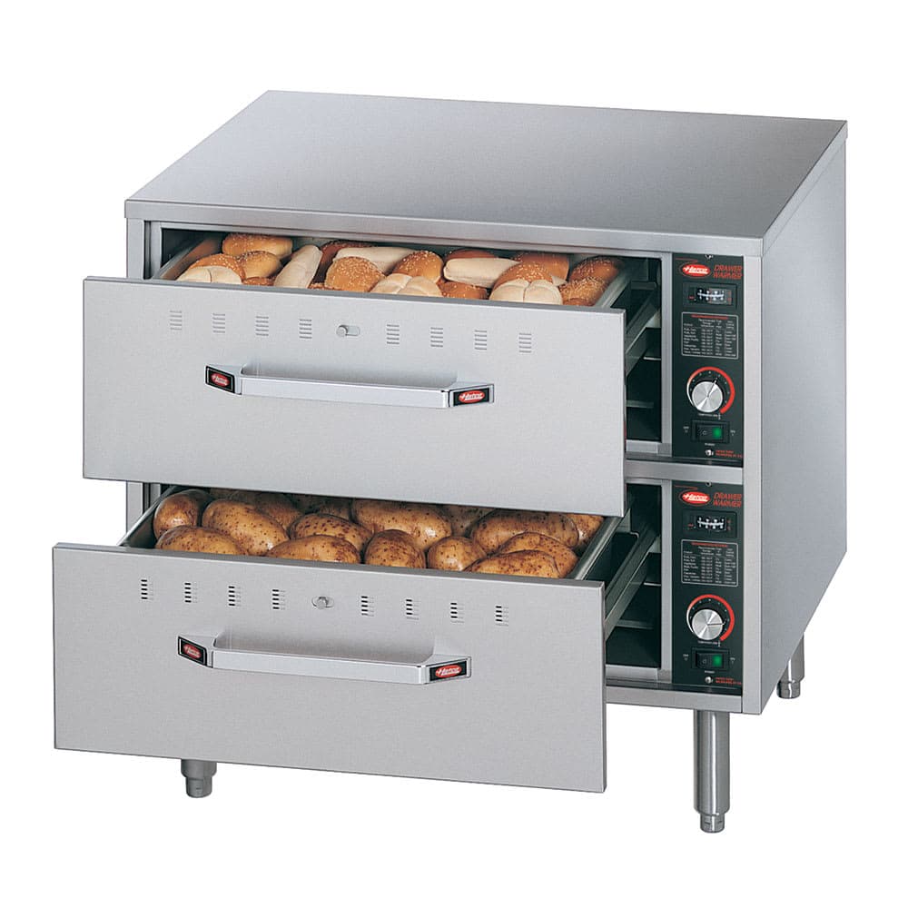 Hatco HDW-2 29.5"W Freestanding Warming Drawer w/ (2) 21.5" Compartments, 120v