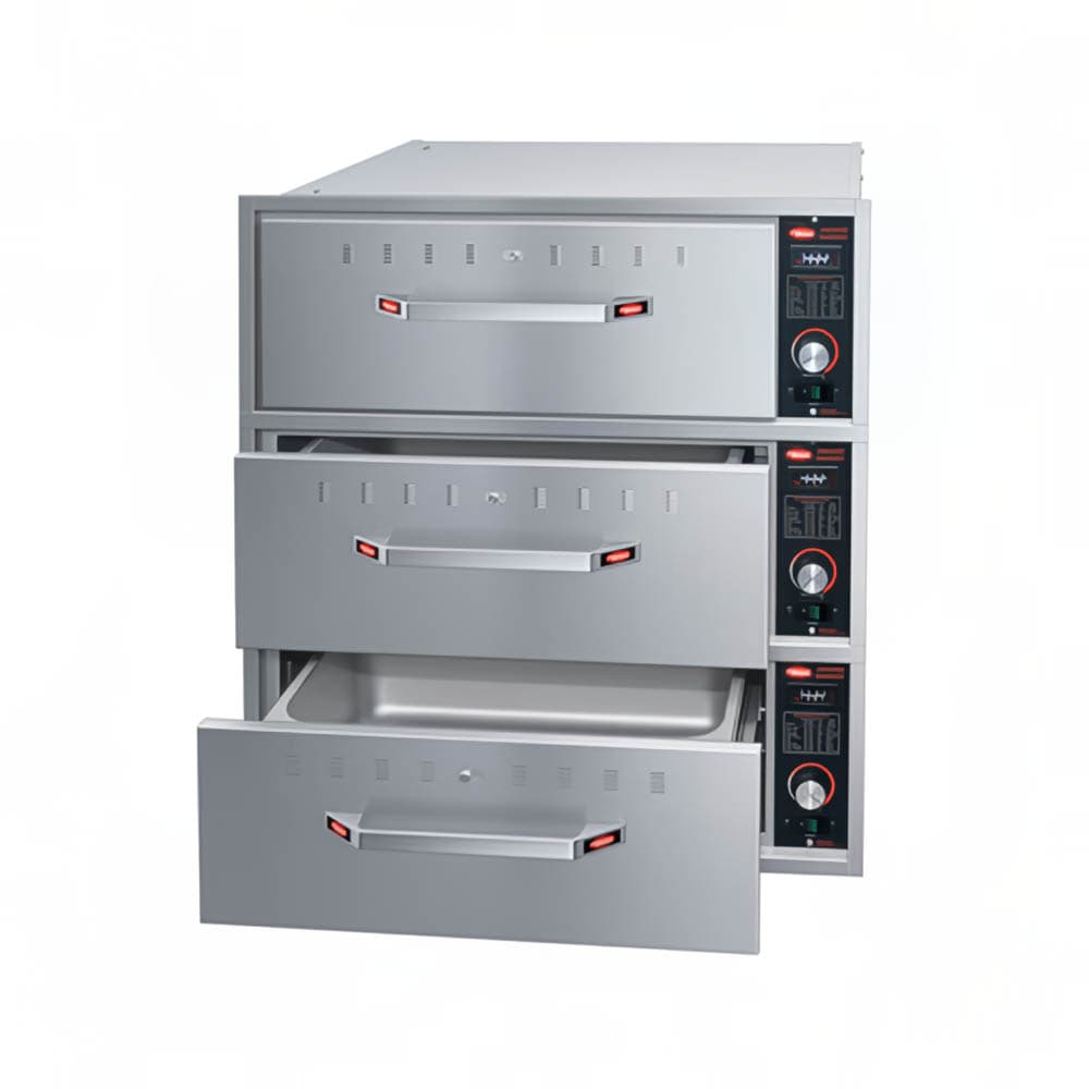 Hatco HDW-3B 28.13"W Built In Warming Drawer w/ (3) 21.5" Compartments, 120v