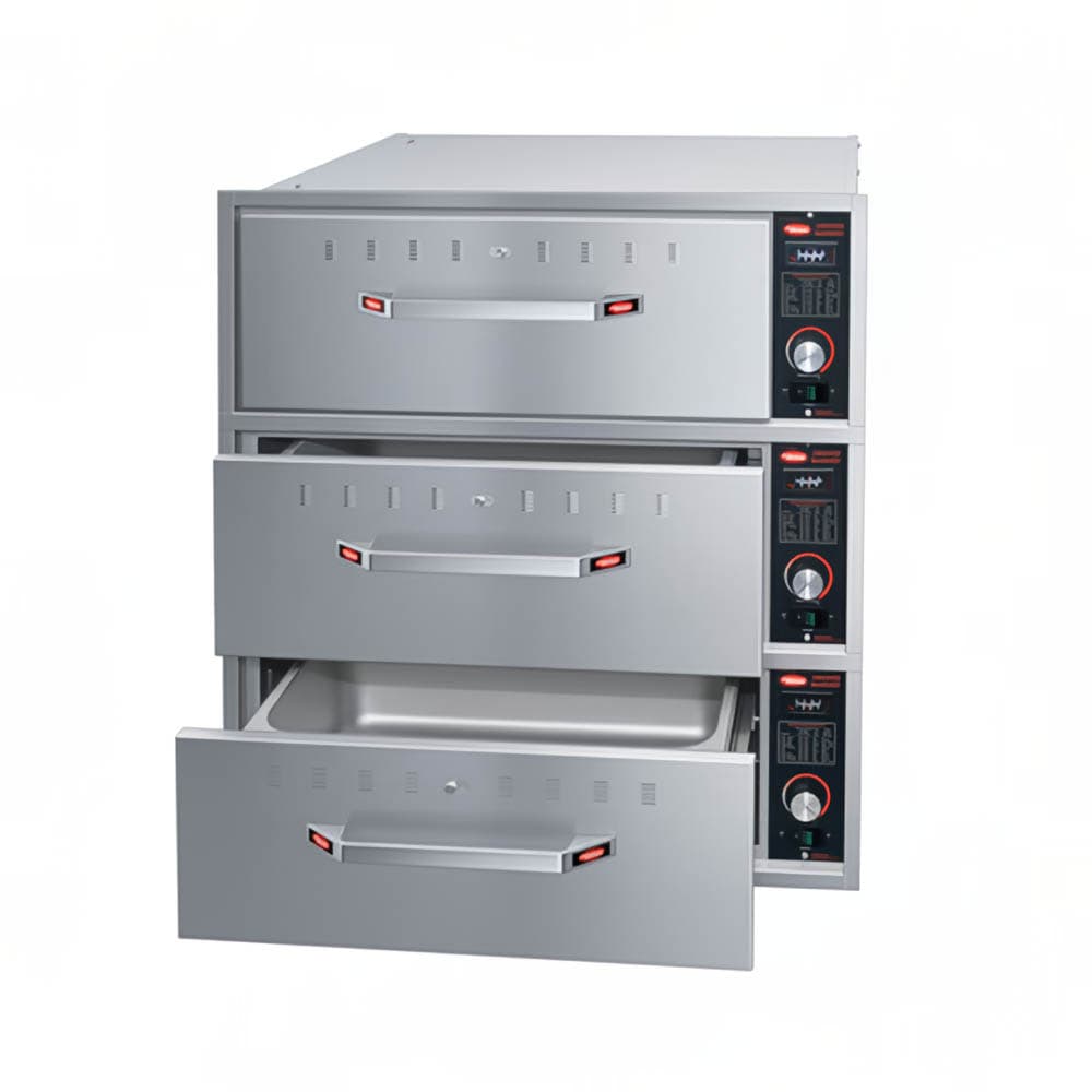 Hatco HDW-3B 28.13"W Built In Warming Drawer w/ (3) 21.5" Compartments, 208v/1ph