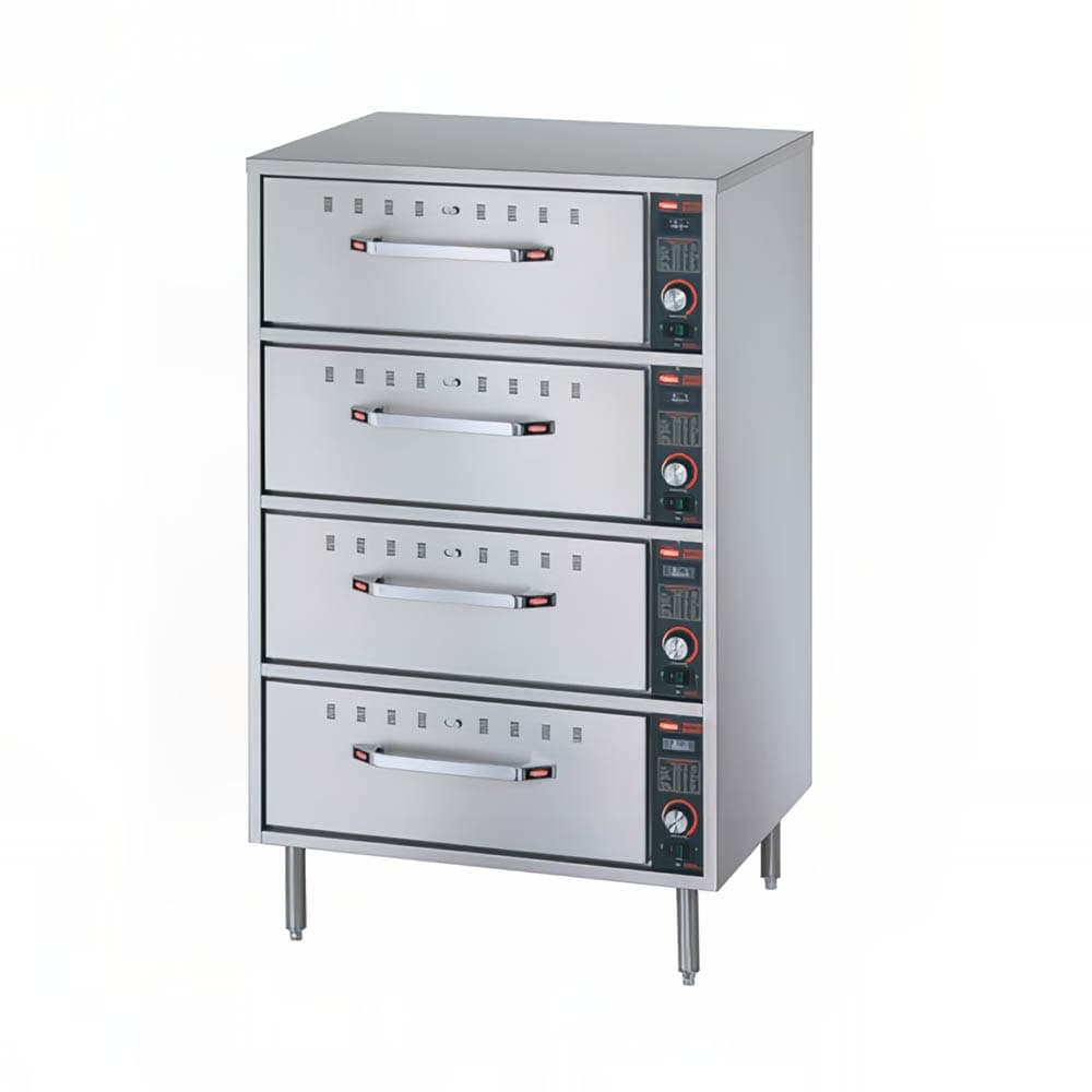 Hatco HDW-4 29.5" Freestanding Warming Drawer w/ (4) 21.5" Compartments, 120v