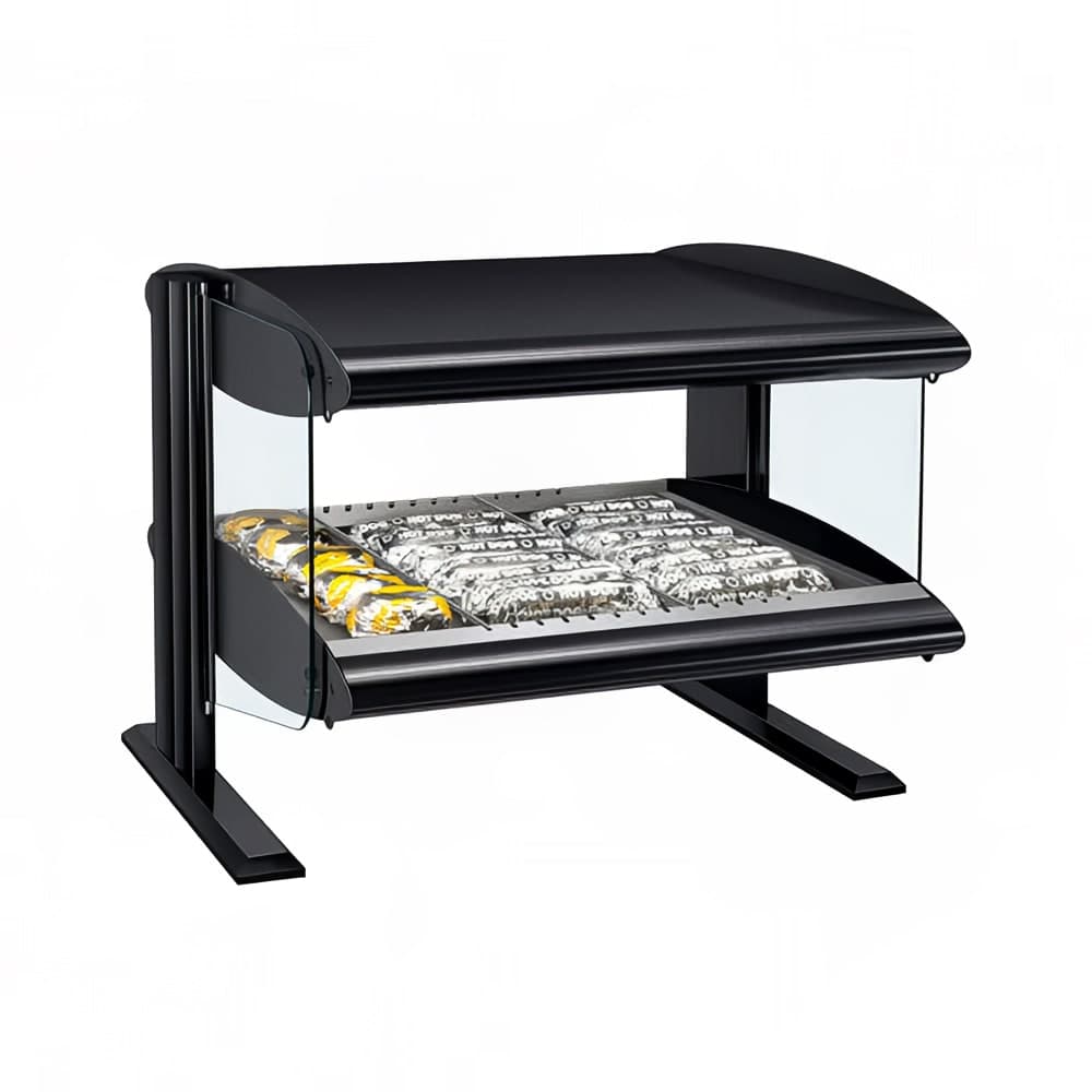 Hatco HXMH-24D 28" Self Service Countertop Heated Display Shelf - (2) Shelves, 120v