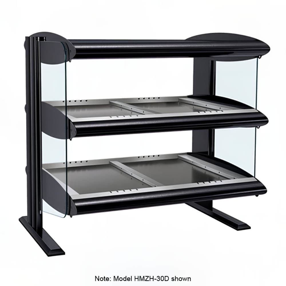 Hatco HZMH-24D 27 9/10" Self Service Countertop Heated Display Shelf - (2) Shelves, 120v