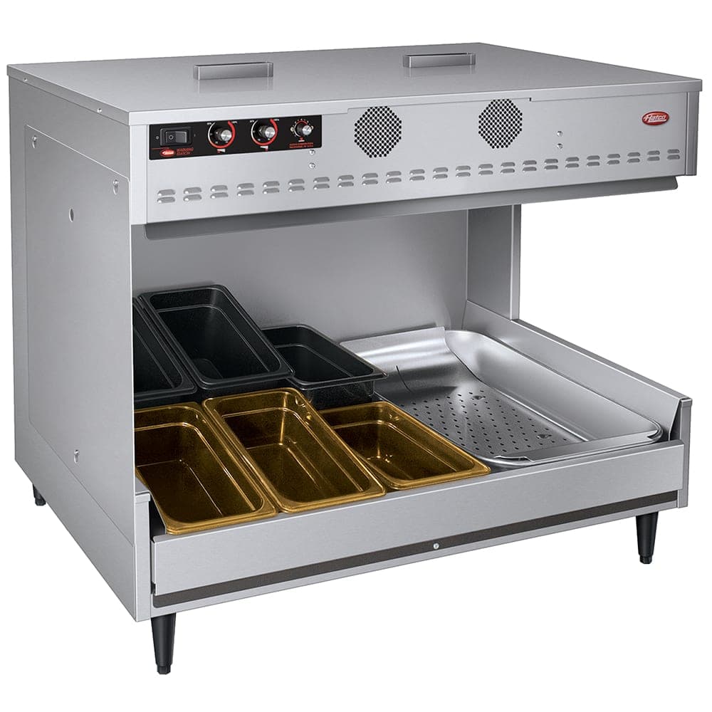Hatco MPWS-36 37 3/8" Multi Product Warming Station - Overhead Ceramic Elements, 120-240v/1ph