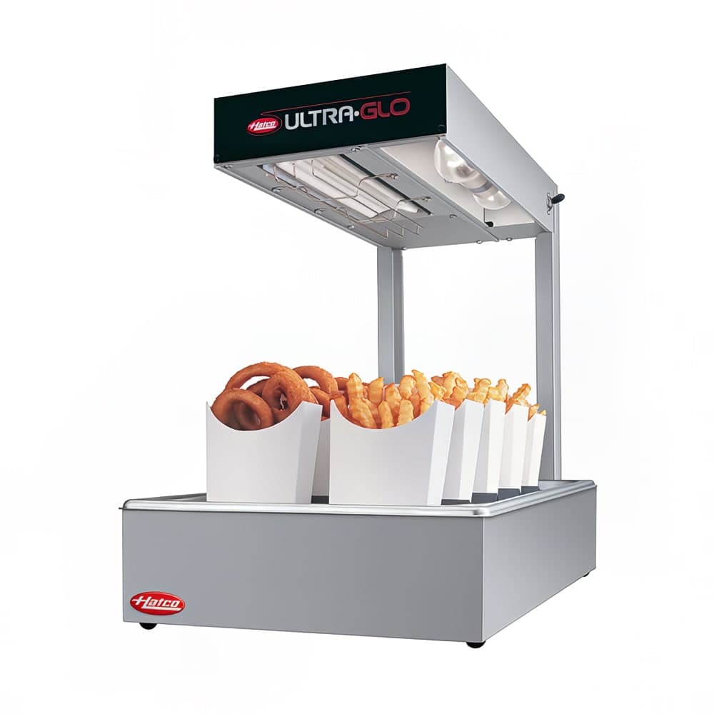 Hatco UGFFL-120-T-QS 12 3/8" UltraGlo™ Portable Fry Warmer Dump Station - Rod Type, 120v