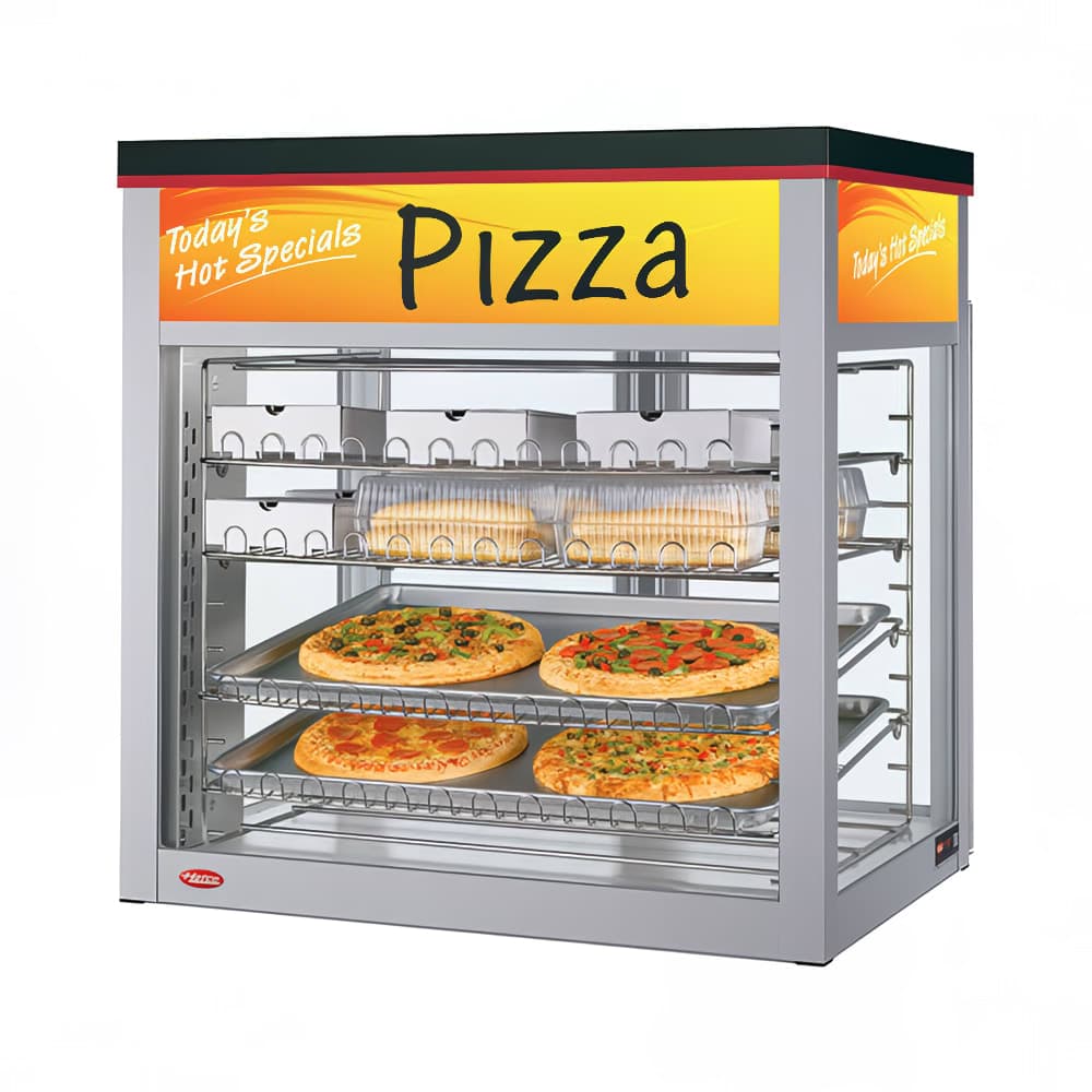 Hatco WFST-1X 32 2/32" Full Service Countertop Heated Display Case - (4) Shelves, 120v